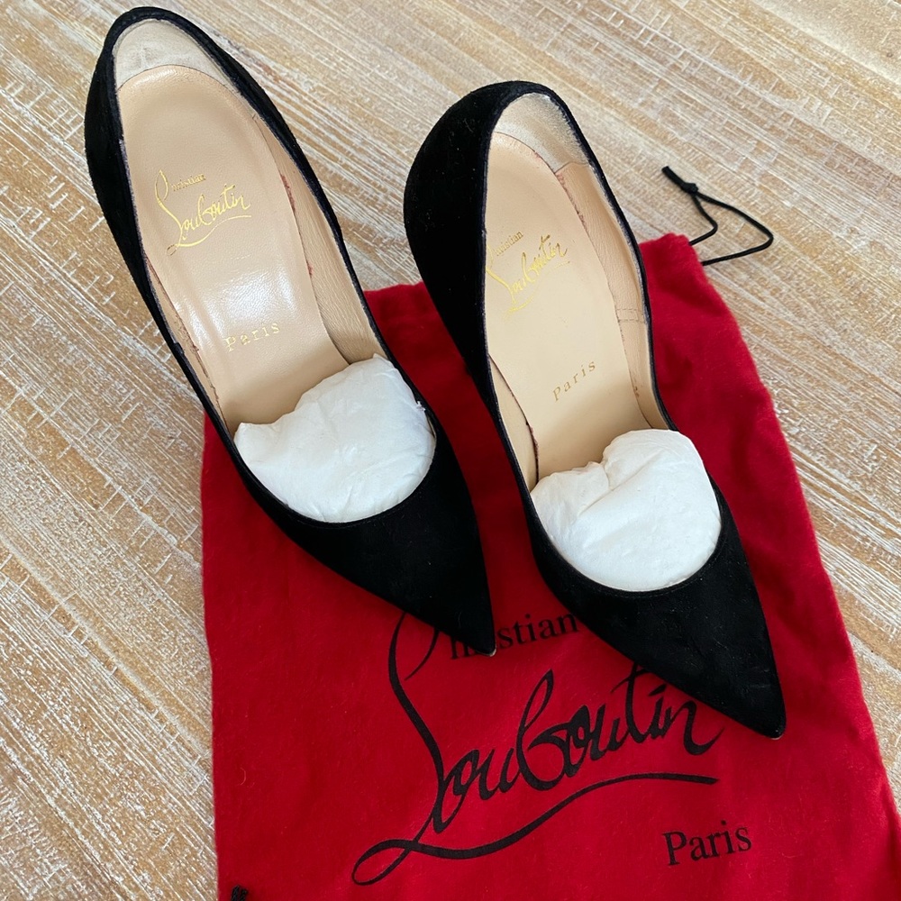 Christian Louboutin So Kate suede 120mm